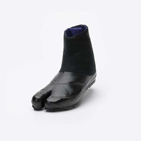 Marugo Jitsuyou Medium Top Tabi Shoes 5 Clips All Black (Work Shoes) CLEARANCE USA