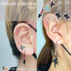 Ninja Collection Earrings – Climbing Ninja, Kunai, Shuriken & Castle Designs | Japanese Style Accessories | Shinobiya Original