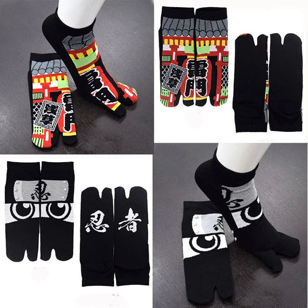 Shinobiya Original Tabi Socks: Japanese Split-Toe Socks – Traditional Design Collection (13 Patterns) – Unisex