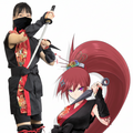 Kunoichi (female ninja) Costume 2WAY Type (Pants/Wrap Skirt)