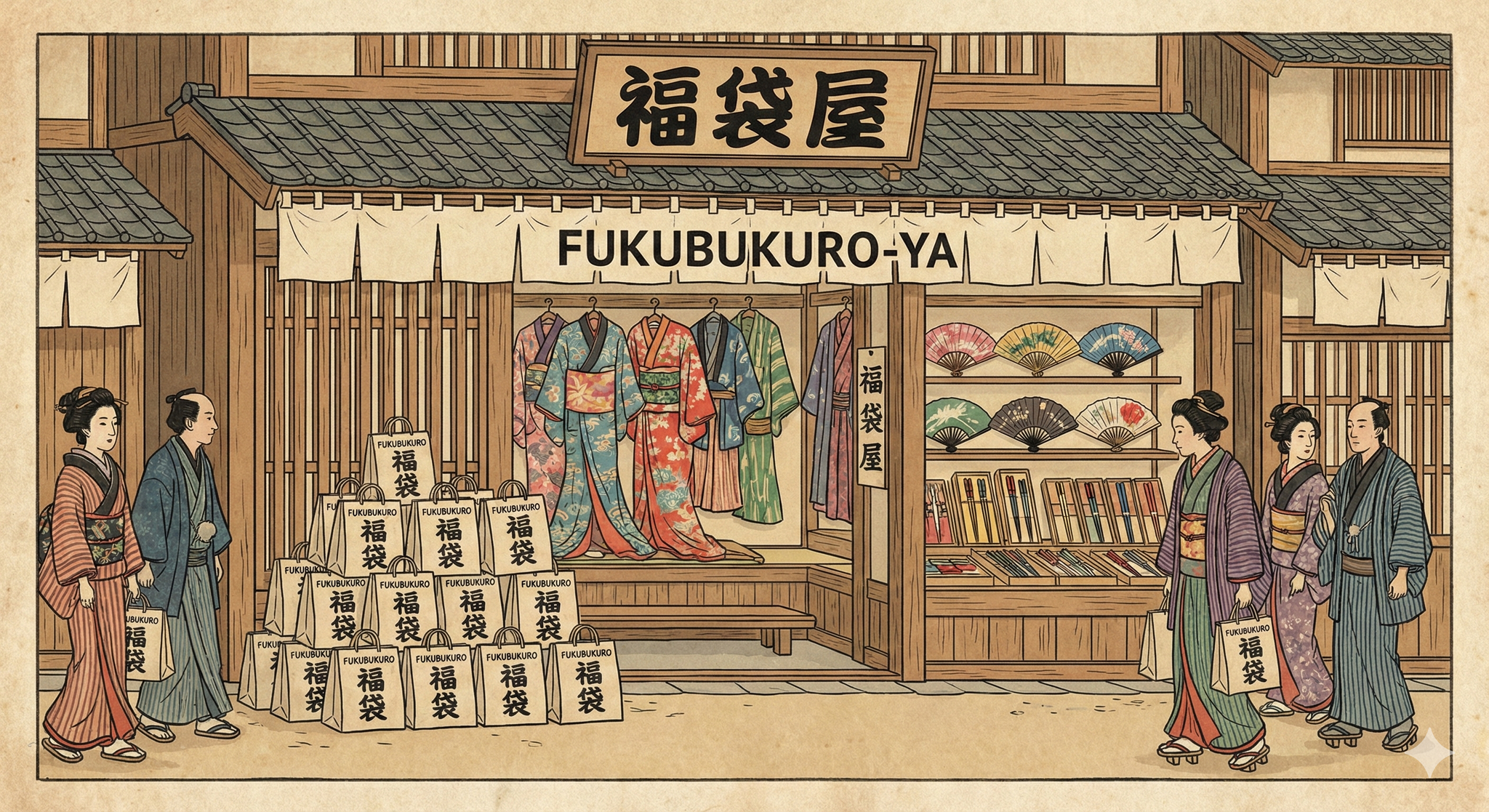 Japanese Mistery Box — Chopsticks, handfans, yukatas and much more! (USA ONLY, Free Shipping)