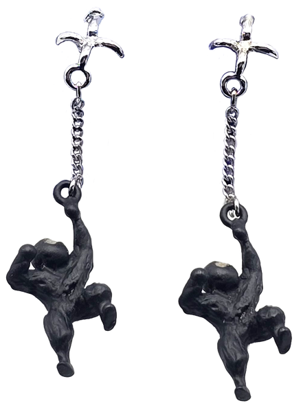 Ninja Collection Earrings – Climbing Ninja, Kunai, Shuriken & Castle Designs | Japanese Style Accessories | Shinobiya Original