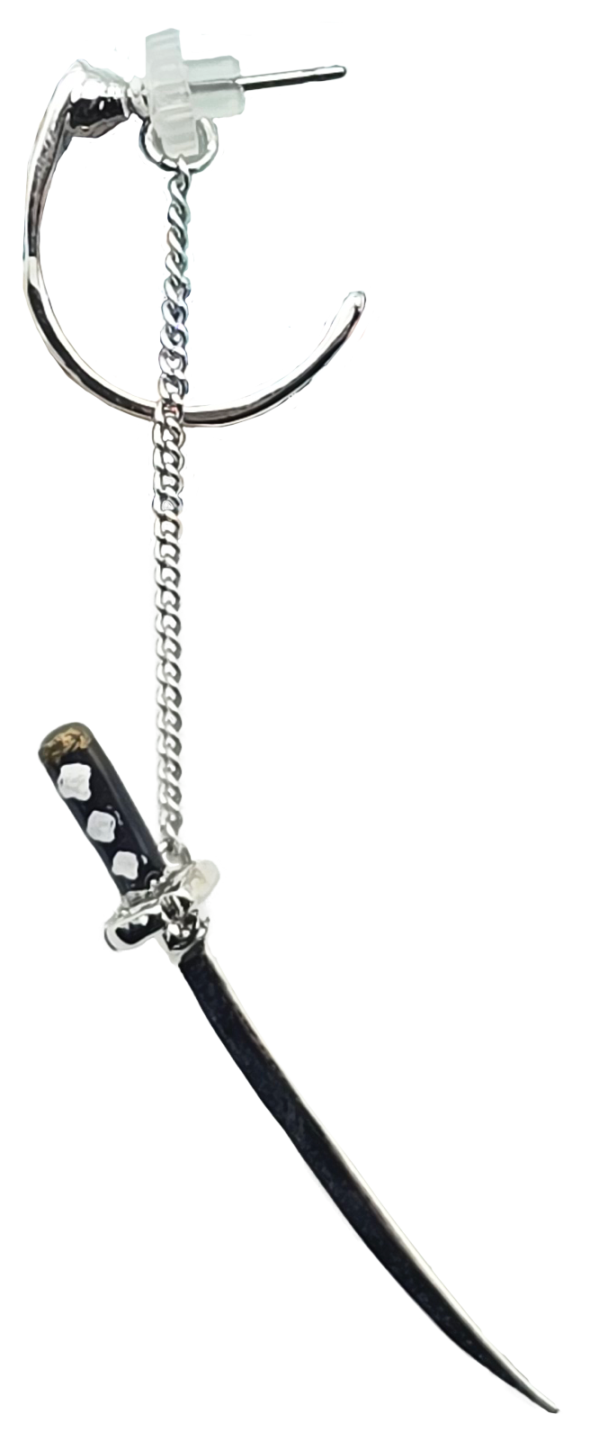 Makoto Collection Earrings – Katana, Shinsengumi Flag & Dandara Tassel Ear Cuff | Japanese Samurai аксессories | Shinobiya Original