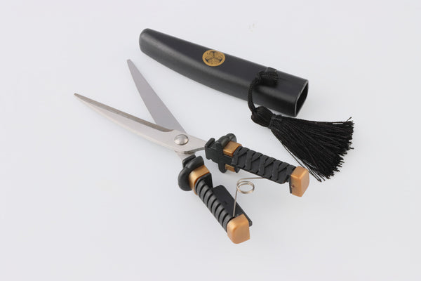 Nikken Omamori Samurai Scissors Set – Japanese Mini Katana Style (3 Models: Tokugawa Ieyasu, Okita Soji, Hijikata Toshizo)