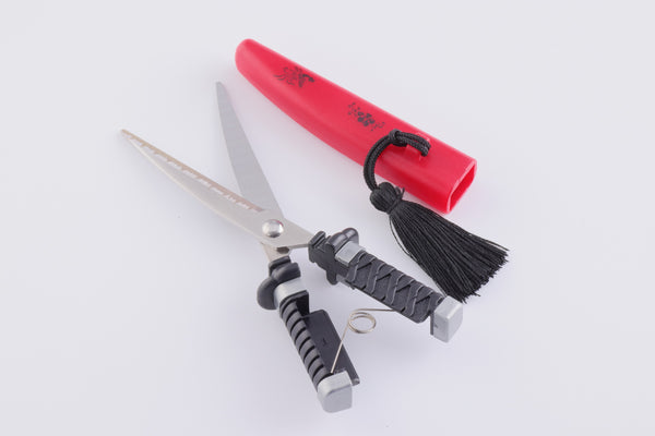 Nikken Omamori Samurai Scissors Set – Japanese Mini Katana Style (3 Models: Tokugawa Ieyasu, Okita Soji, Hijikata Toshizo)