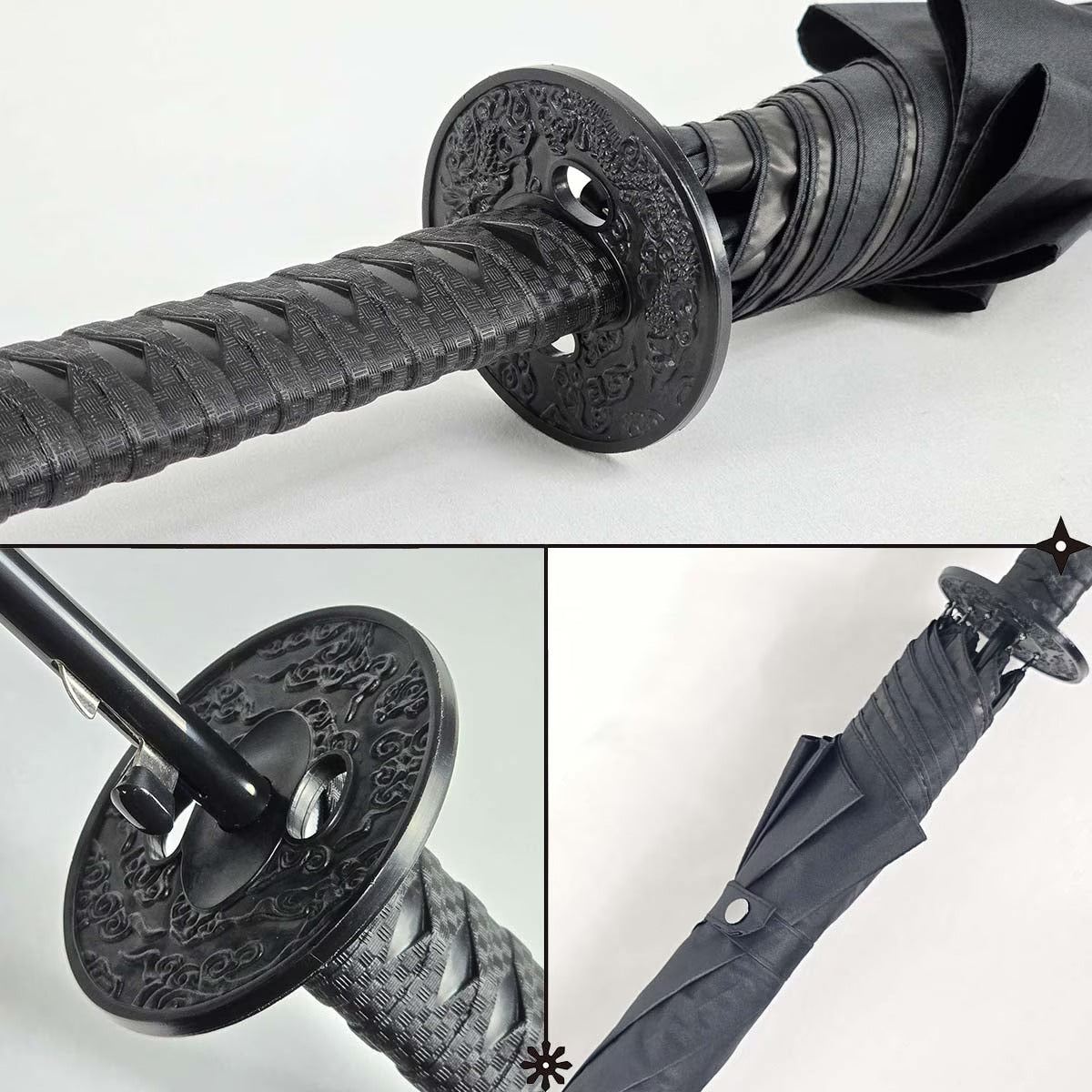 Ninja Sword Umbrella – UV 99% Protection | Long & Folding Styles