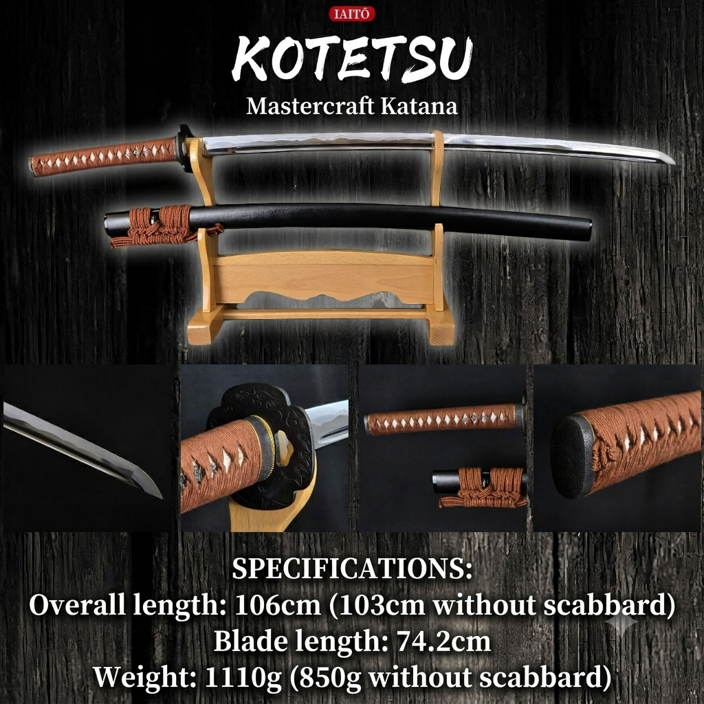 Nagasone Kotetsu Iaito Sword – 2.45 Shaku | Authentic MinoSaka Series | Made in Japan