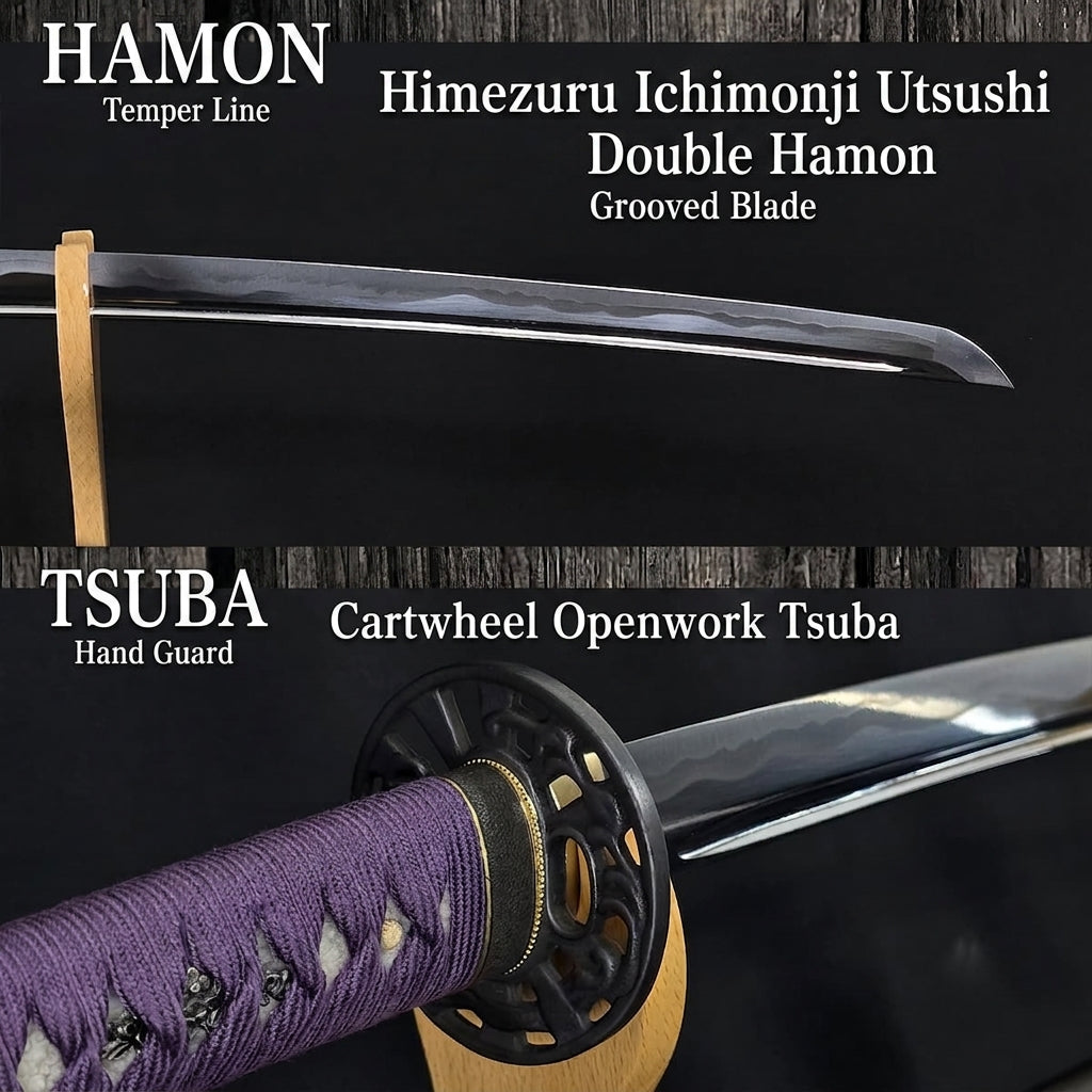 Himetsuru Ichimonji Iaito Sword – 2.45 Shaku | Authentic MinoSaka Series | Made in Japan