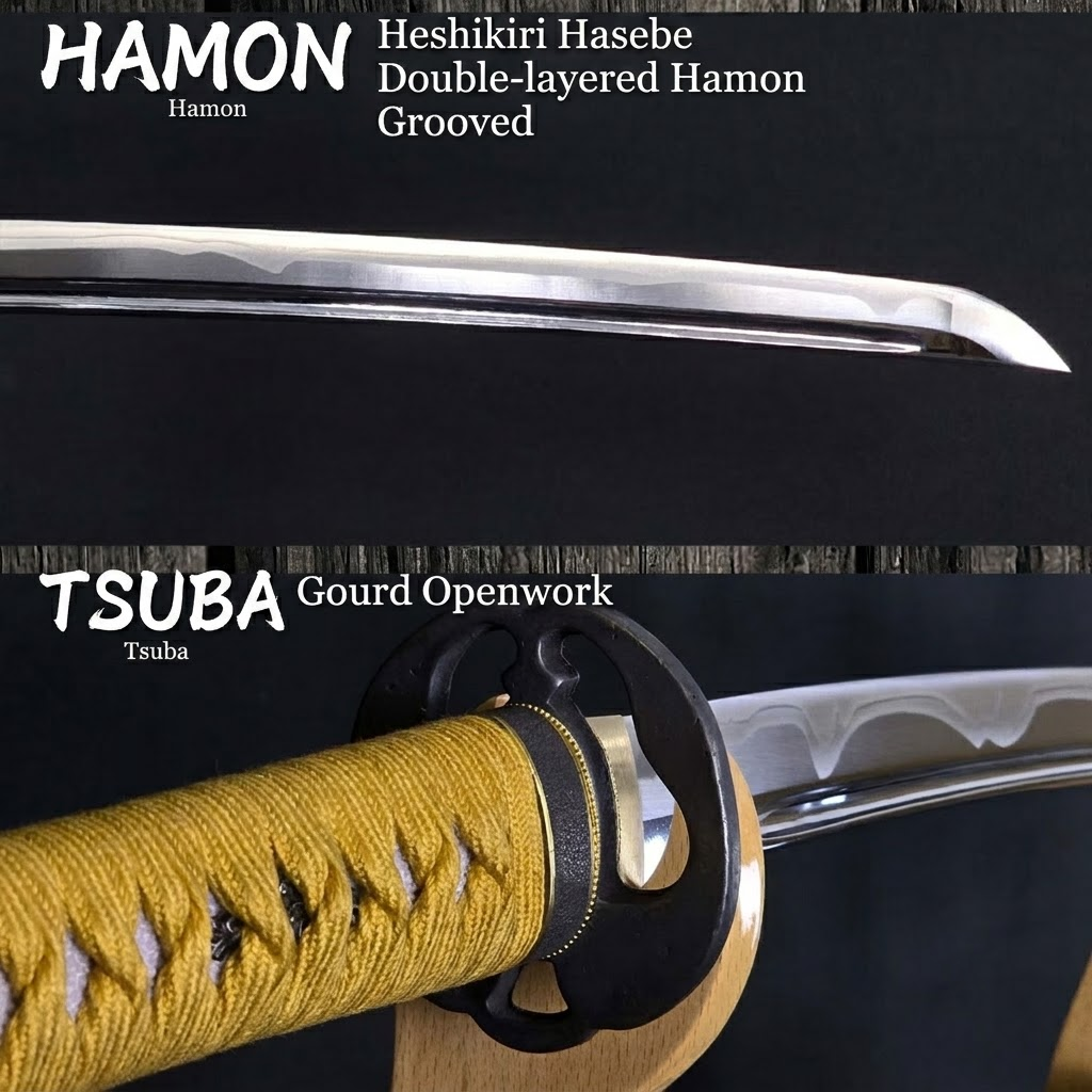 Heshikiri Hasebe Iaito Sword – 2.45 Shaku | Authentic MinoSaka Series | Made in Japan