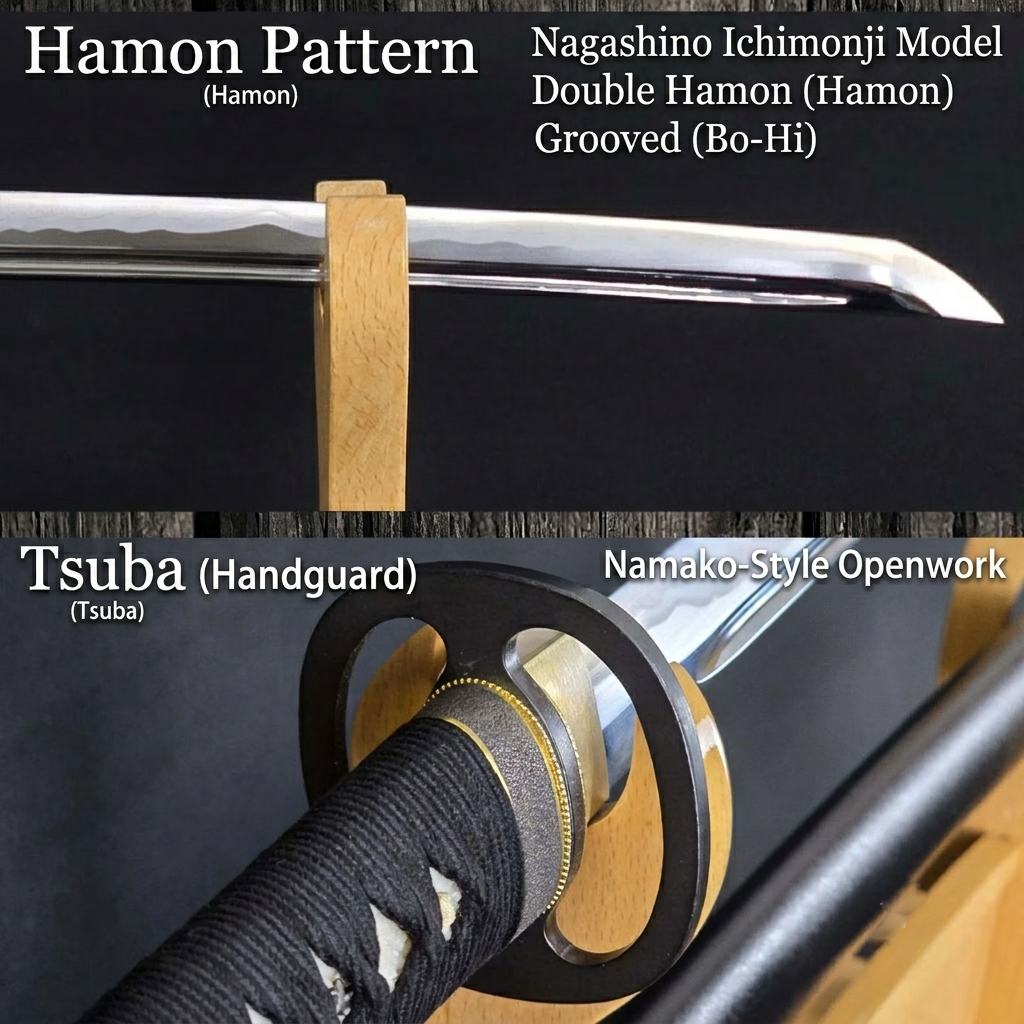 Nagashino Ichimonji Iaito Sword – 2.45 Shaku | Authentic MinoSaka Series | Made in Japan