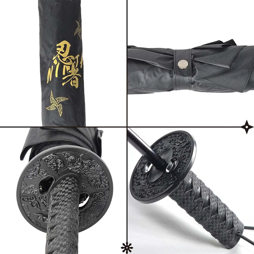 Ninja Sword Umbrella – UV 99% Protection | Long & Folding Styles