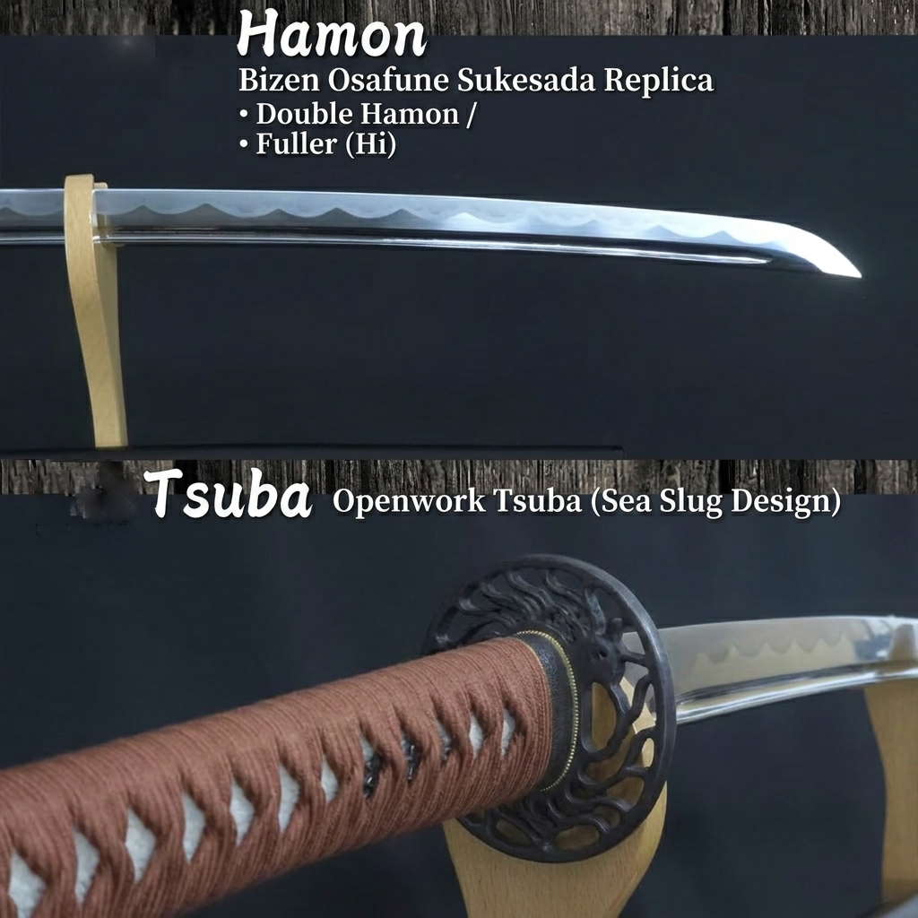 Bishu Osafune Sukesada Iaito Sword – 2.45 Shaku | Authentic MinoSaka Series | Made in Japan