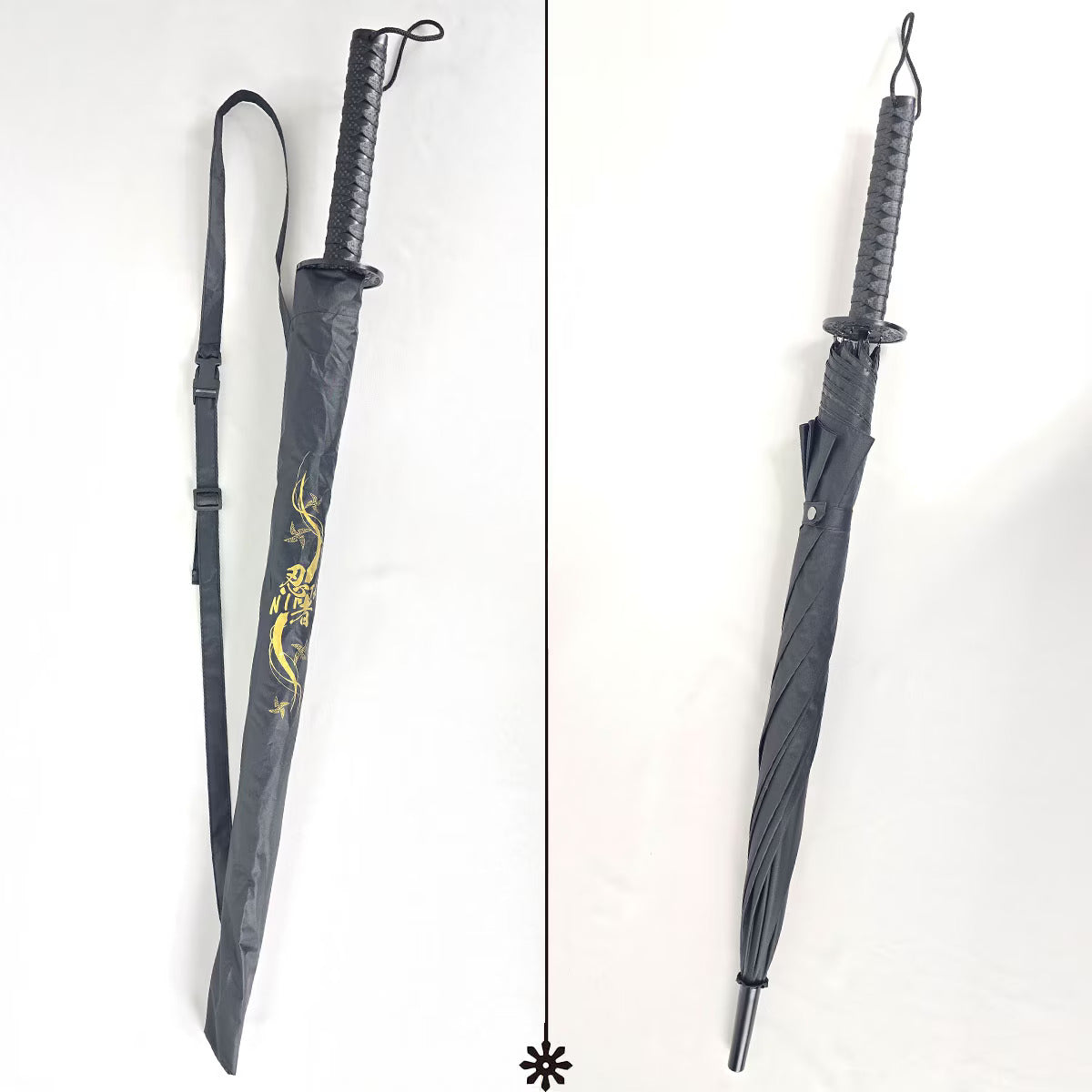 Ninja Sword Umbrella – UV 99% Protection | Long & Folding Styles