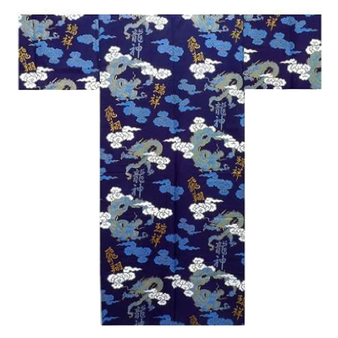 Yukata para hombre: dragones y nubes