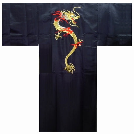 Kimono para hombre: Flare Dragon (algodón) (bordado)