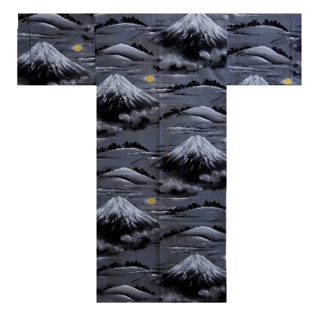 Men's Yukata: Mt. Fuji