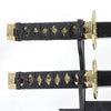 Mini Samurai Sword Display Set with Dragon-Engraved Blades and Stand (4 colours available - Free shipping)