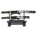 Mini Samurai Sword Display Set with Dragon-Engraved Blades and Stand (4 colours available - Free shipping)