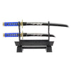 Mini Samurai Sword Display Set with Dragon-Engraved Blades and Stand (4 colours available - Free shipping)