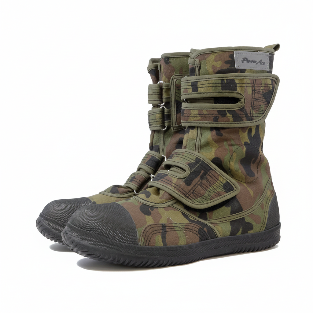 Rikio High Guard Power Ace Work Boots Camouflage Green