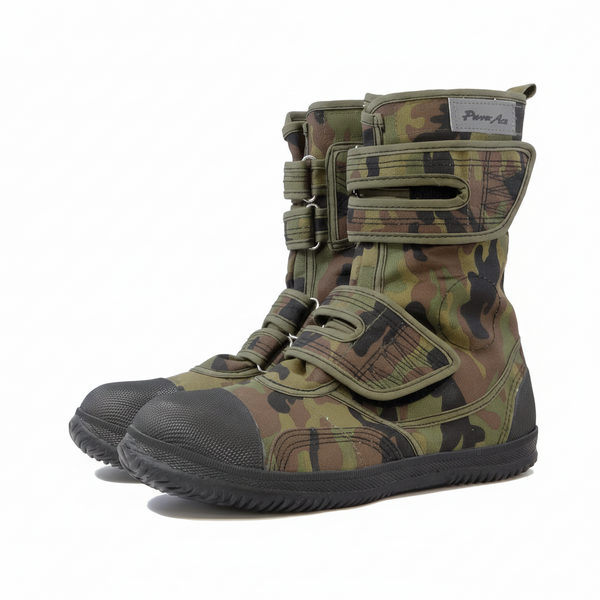 Botas de trabajo Rikio High Guard Power Ace verde camuflaje
