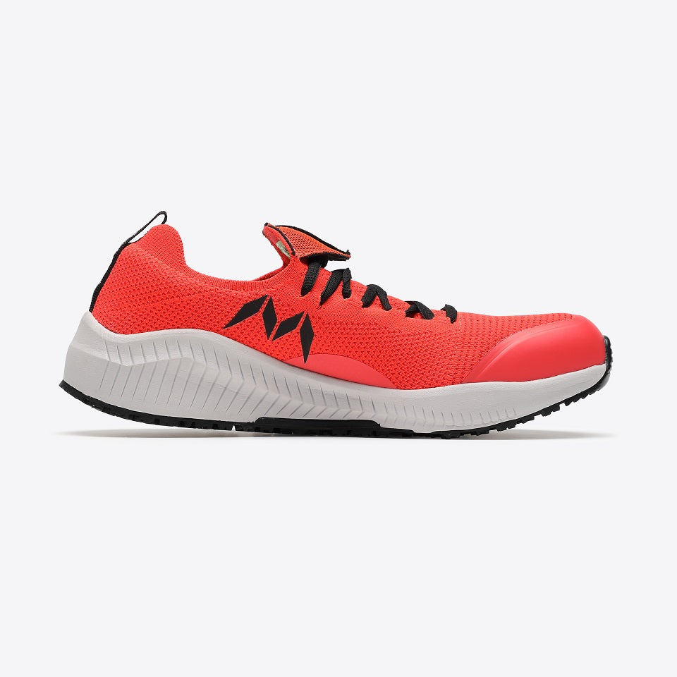 Marugo Sport Sneaker with Steel toe cap White SOC201
