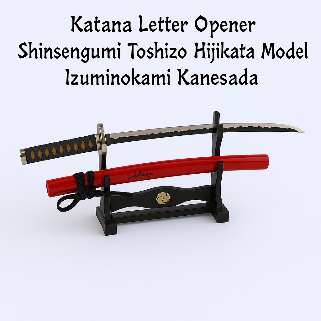 Katana Letter Opener: Shinsengumi Toshizo Hijikata Model Katana Letter Opener: Shinsengumi Toshizo Hijikata Model