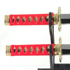 Mini Samurai Sword Display Set with Dragon-Engraved Blades and Stand (4 colours available - Free shipping)