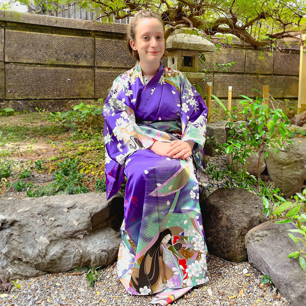 Women' Yukata: Maiko (Polyester)