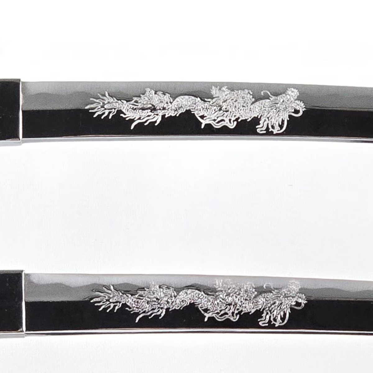 Mini Samurai Sword Display Set with Dragon-Engraved Blades and Stand (4 colours available - Free shipping)