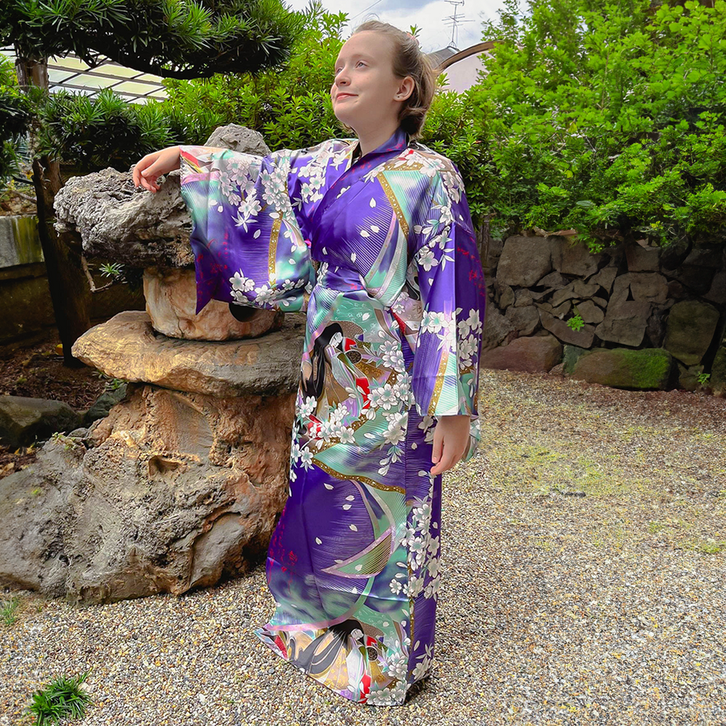 Women' Yukata: Maiko (Polyester)