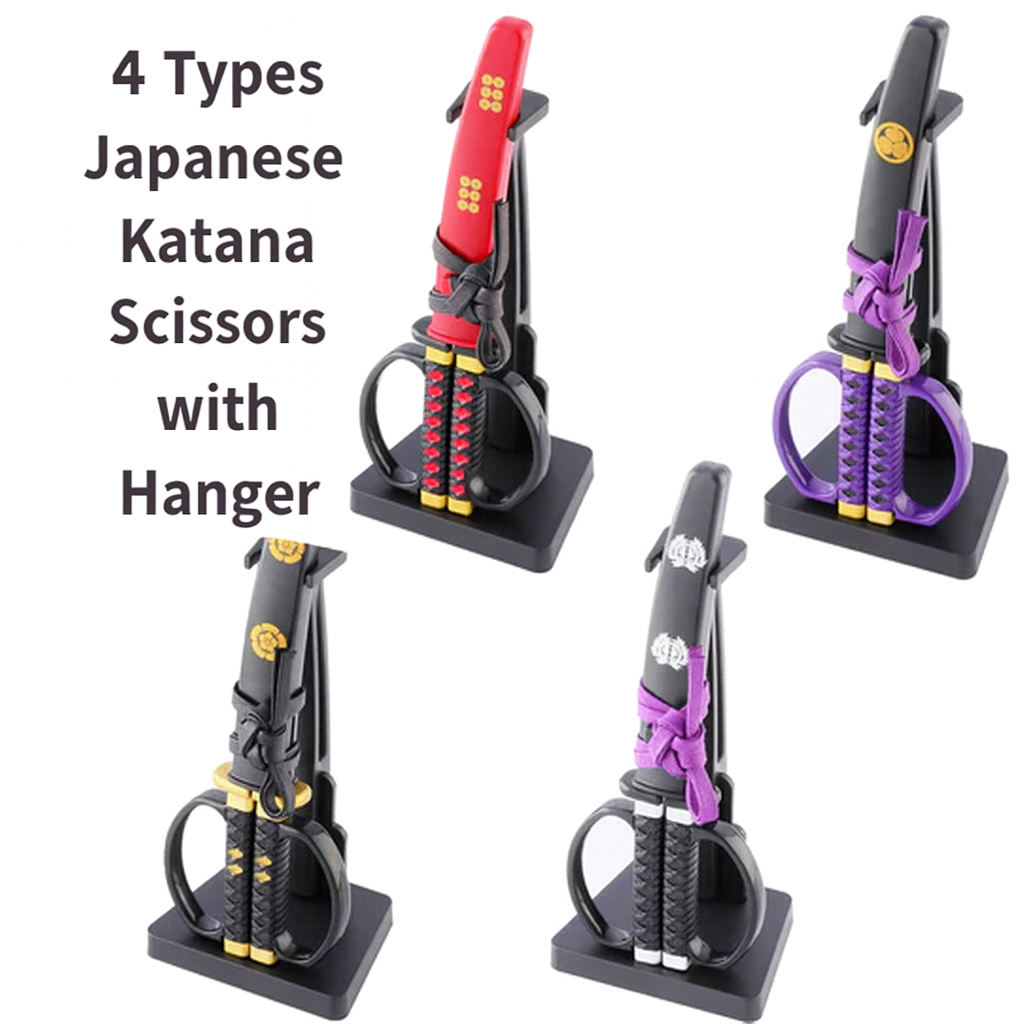 Japanese Sword Scissors - Sengoku Warlords Edition (Four models: Oda Nobunaga / Tokugawa Ieyasu / Sanada Yukimura / Date Masamune)