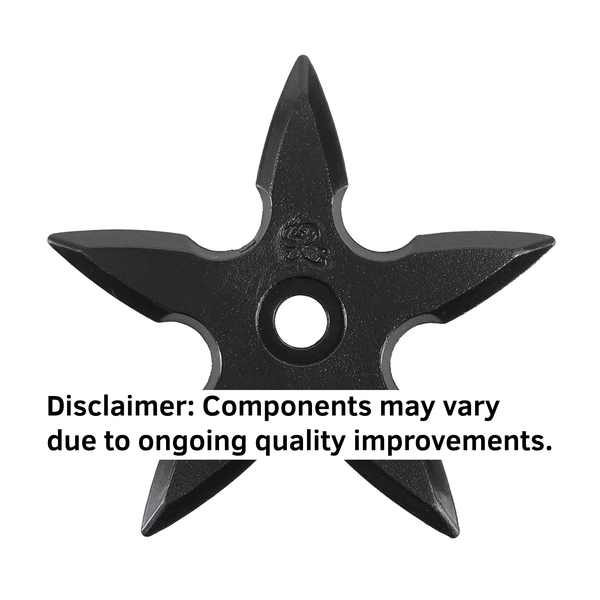 Rubber Shuriken Ninja Set (Shuriken 4pcs + Kunai + Makibishi)