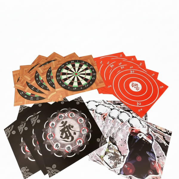 Tablero de espuma y papel de repuesto para caja de objetivos Shuriken