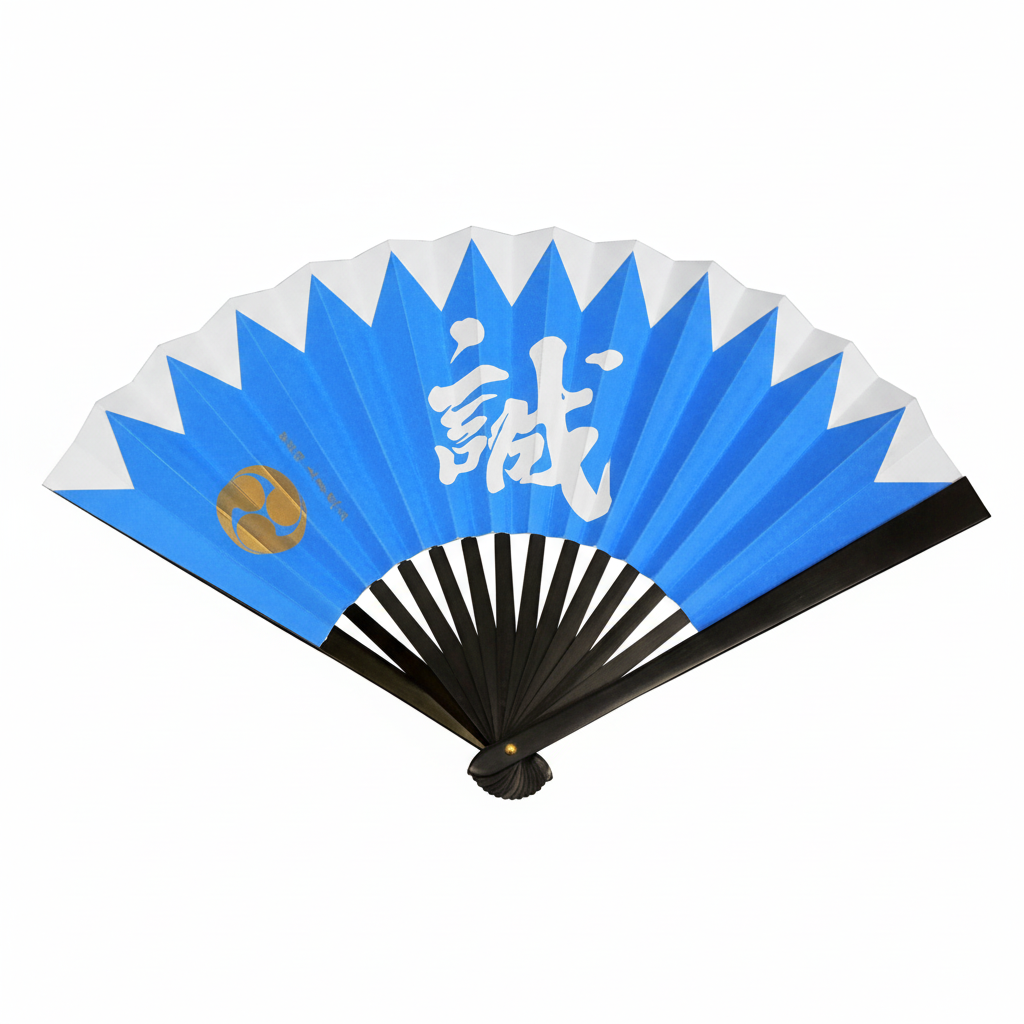 Tessen (Iron Hand Fan): Hijikata Toshizo (Shinsengumi) (9.5")