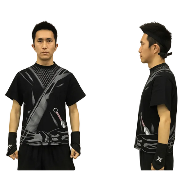 Bedrucktes Ninja-T-Shirt・Shinobiya Original Design