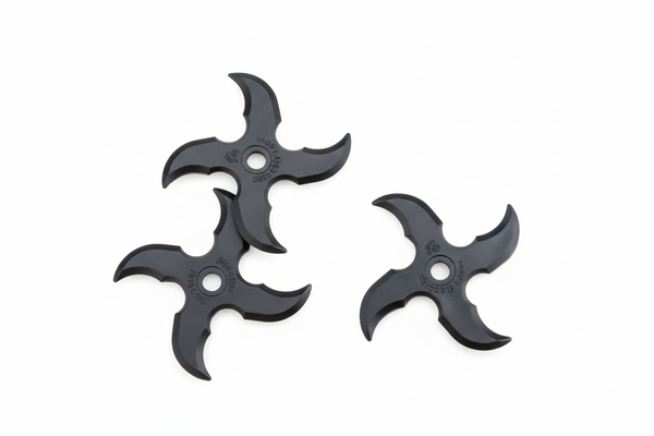 Shuriken de goma: Manji (5 piezas, 10 piezas o 100 piezas) 