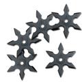 Rubber Shuriken: Roppo (5pcs or 10pcs or 100pcs)
