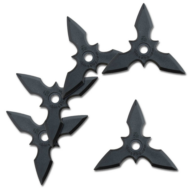Rubber Shuriken: Sanpo (5pcs or 10pcs) (USA free shipping)