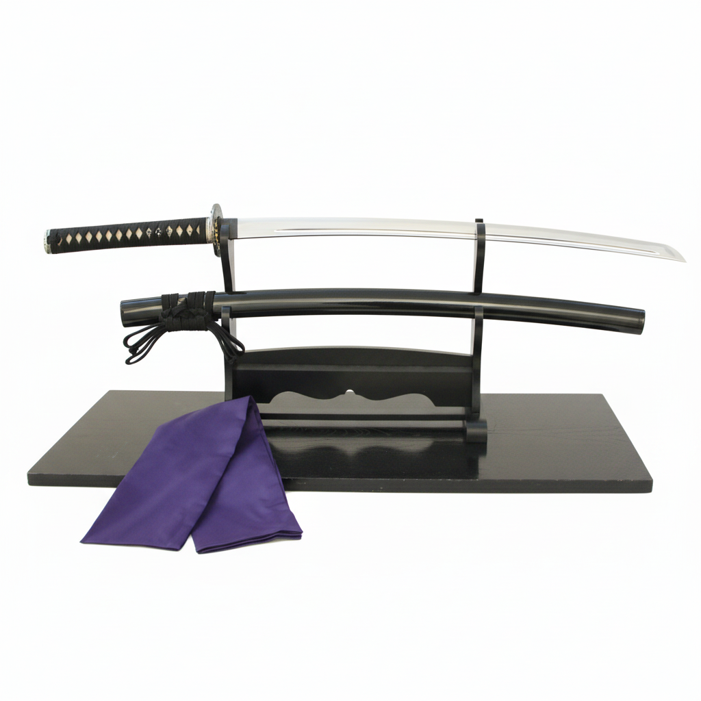 Iaito: Suburito Katana For Practice - Peony Tsuba