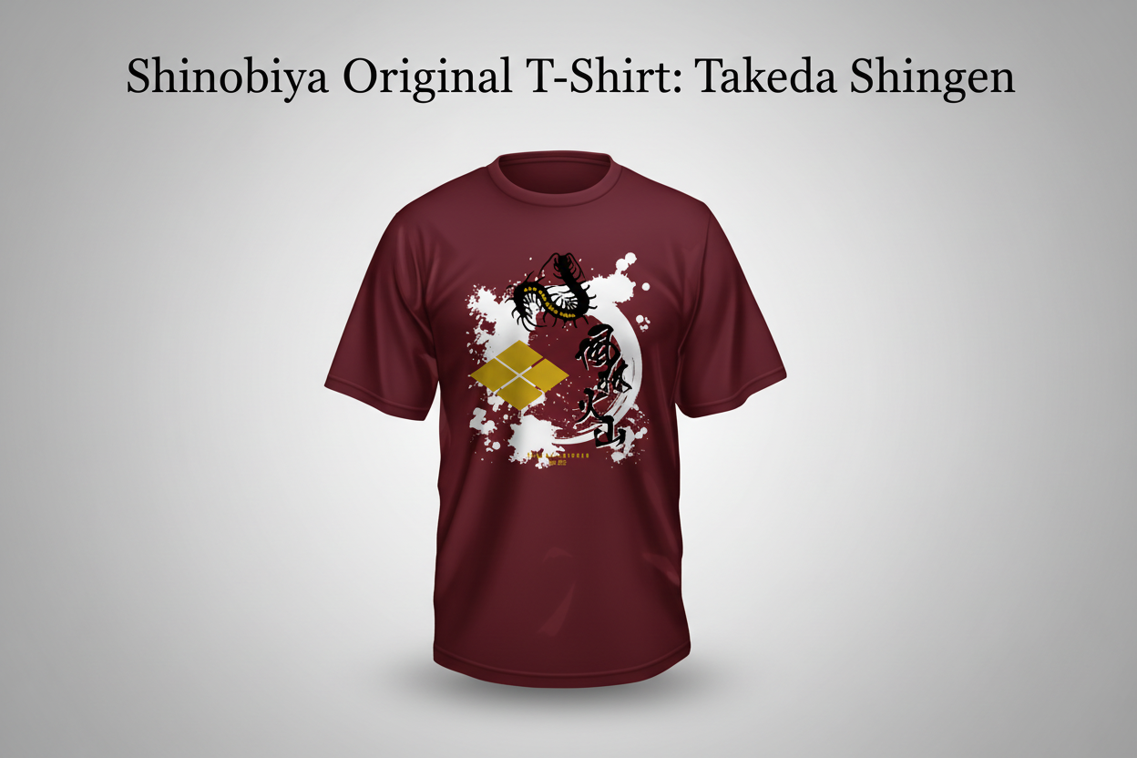 Shinobiya Original T-Shirt: Takeda Shingen