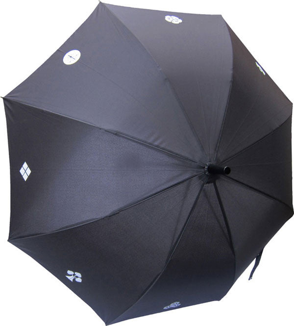 Katana Regenschirm mit silbernem Griff