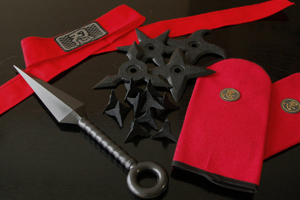 Ninja Rubber Shuriken, and Ninja Accessories Set