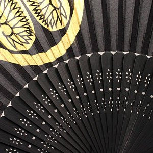 Silk Hand Fan: Tokugawa Ieyasu