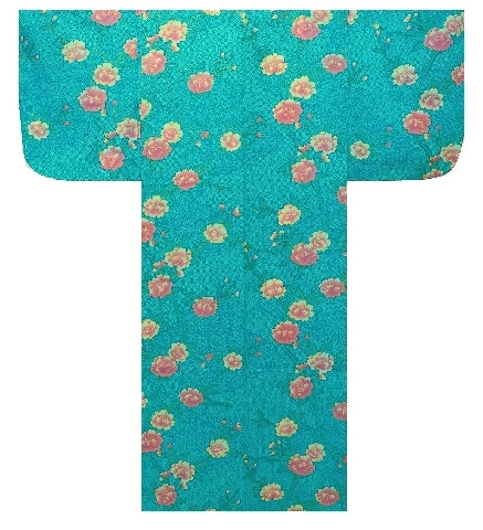 Women's Yukata: Sakura Cloud Pattern