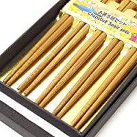 Traditional Art Bamboo Chopsticks 5 Piece Set: Maiko in Kyoto CLEARANCE USA