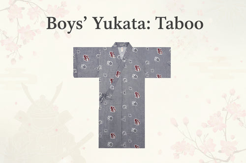 Boys’ Japanese Yukata – Taboo