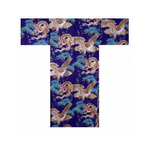 Men's Kimono: Dragon & Eagle (Cotton Satin)