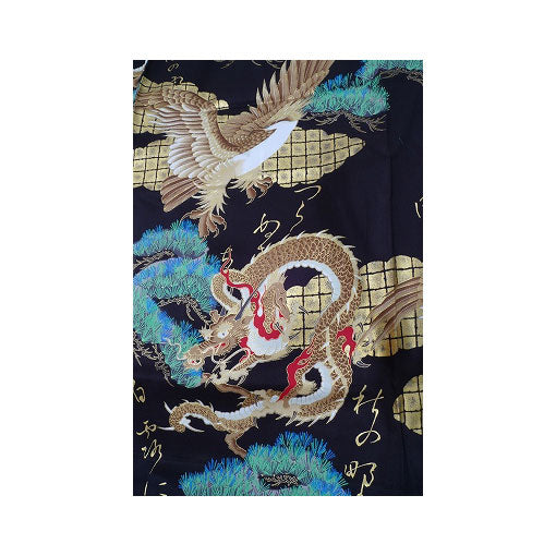 Men's Kimono: Dragon & Eagle (Cotton Satin)