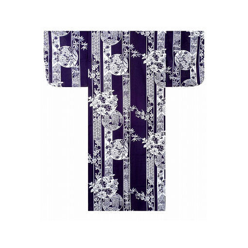 Damen Yukata: Blumen im Kreis